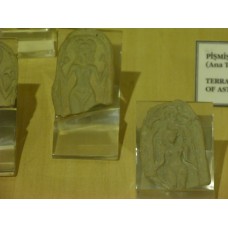 Terracotta clay, pubic triangles, female symbol